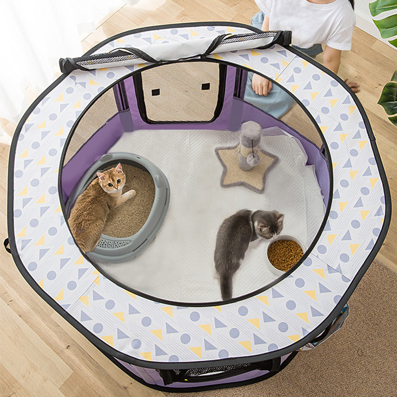 Salle de livraison des chats Tente fermée