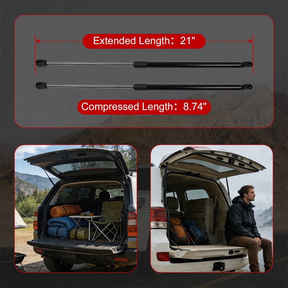 2X Soupape arrière 68282670AA Pour 2018-25 - Cylindre à gaz de porte-ascenseur Jeep Wrangler
