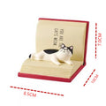 Sac à Toast Cat Couple Petit cadeau Résine synthétique Support de téléphone portable