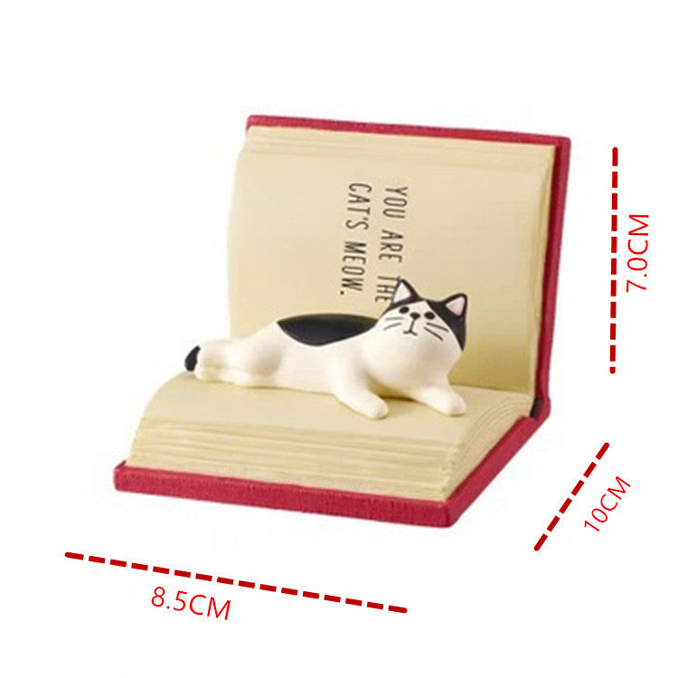 Sac à Toast Cat Couple Petit cadeau Résine synthétique Support de téléphone portable