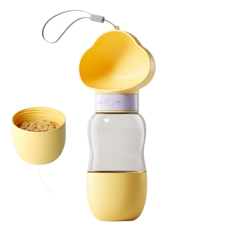 Bouteille d'eau pour chien pour l'extérieur Portable Companion Cup en plastique Bouteille d'eau Marche pour chien W