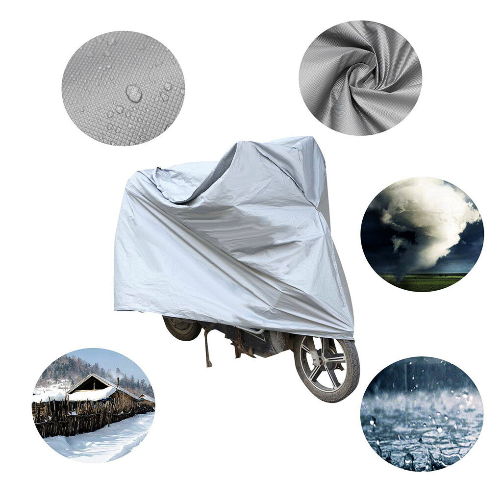 Couverture de moto Poussière de pluie imperméable UV Highly Duty Motorbike Scooter Protecteur