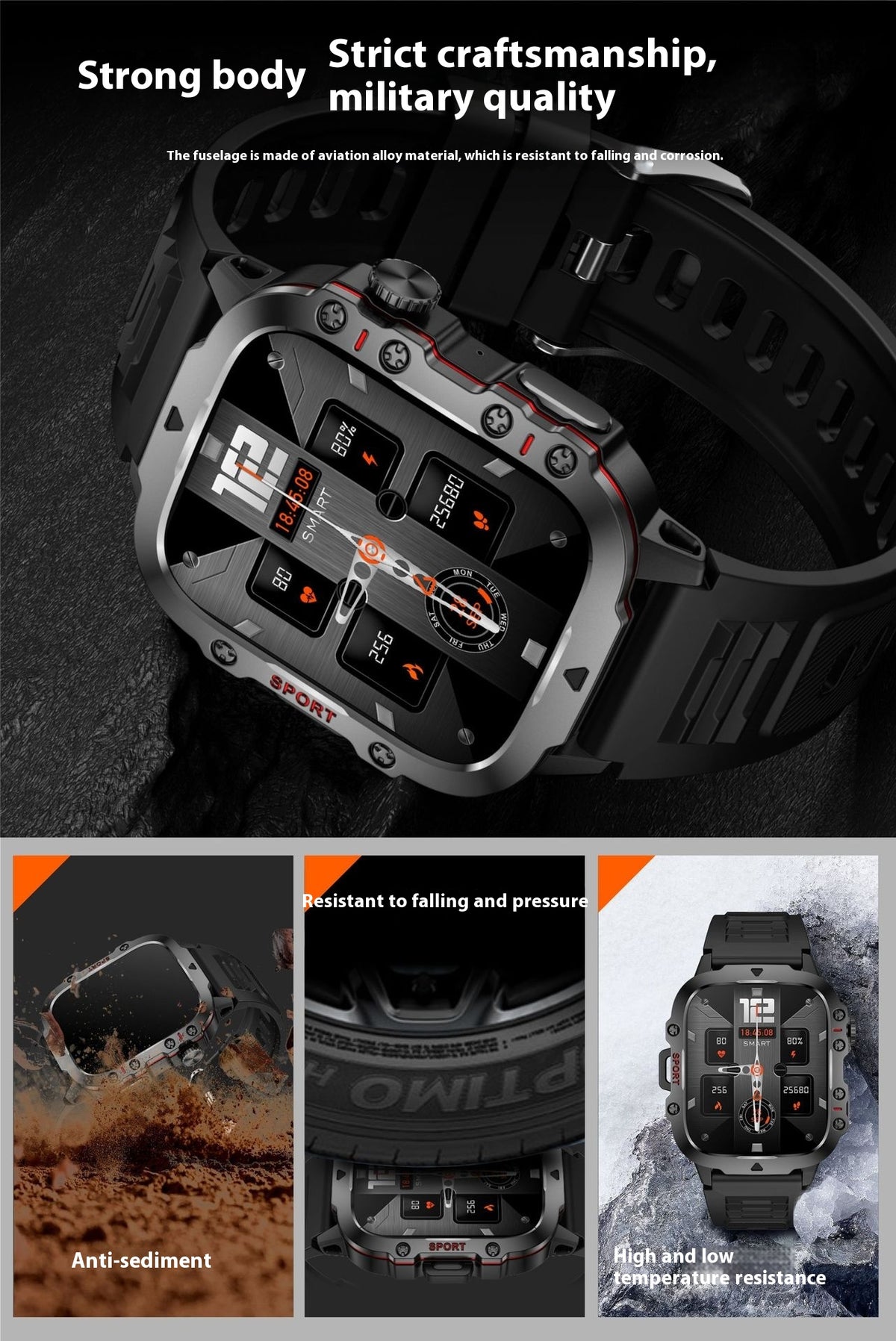 Montre d'appel Bluetooth sport en plein air