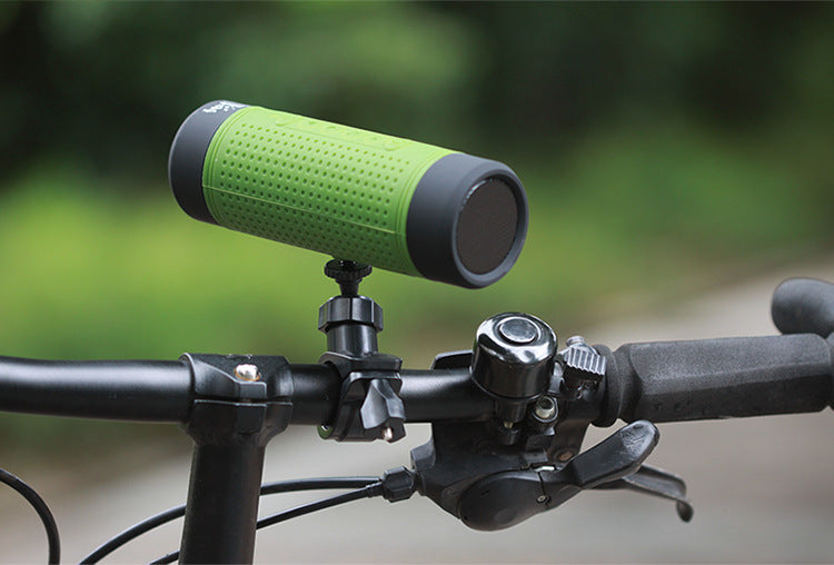Mini vélo en plein air Bluetooth haut-parleur carte Radio lampe de poche Stereo mains libre Appel Loudspe