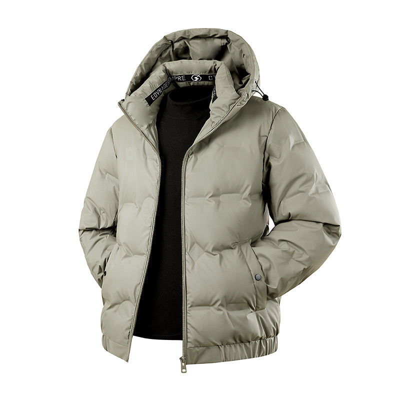 Manteau à capuche casual d'hiver pour hommes