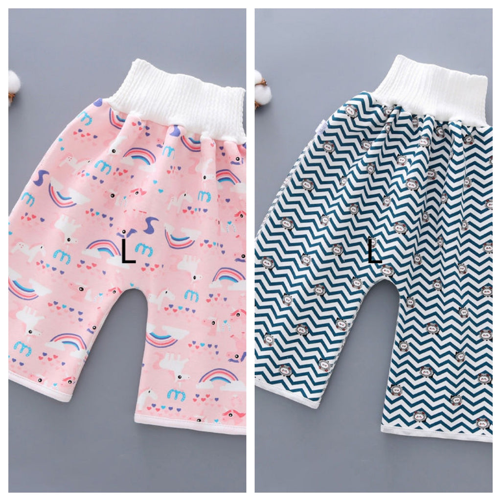 Imperméable Pantalon d'entraînement Urine Bébé Garçons et Filles Nuit Urine Lavable Couche