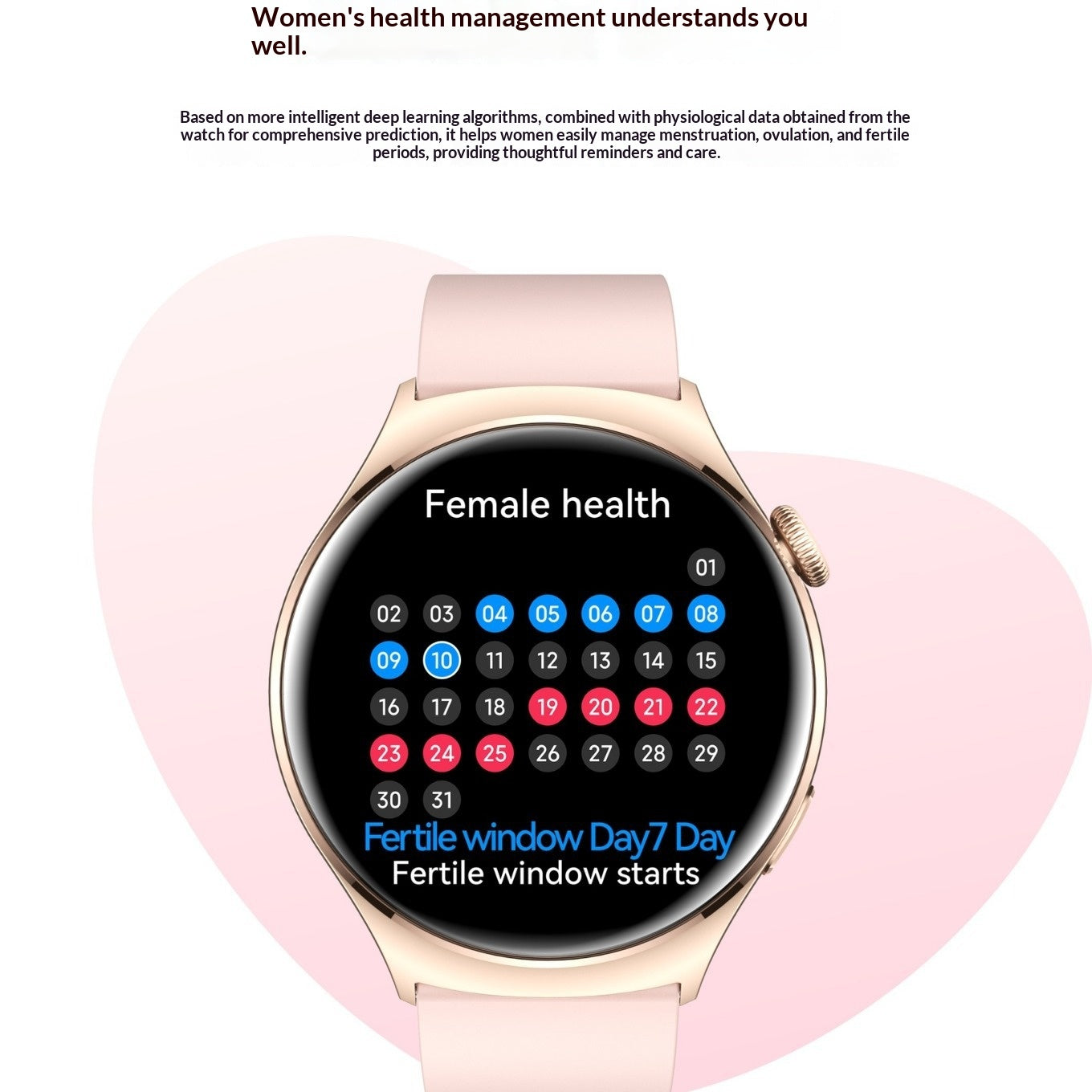 Smartwatch avec plusieurs fonctions soutenant divers sports