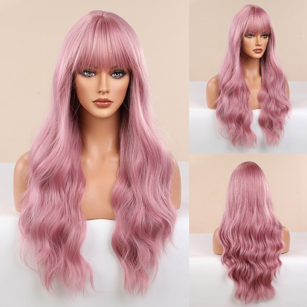 Anime Air Bangs Big Wave Perruque