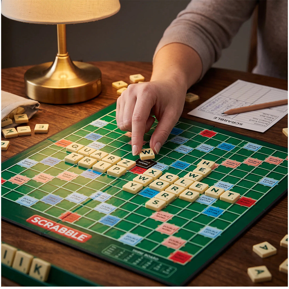 Scrabble jeu de société classique d'origine jeu et les enfants de la famille scellés une Dult Edition