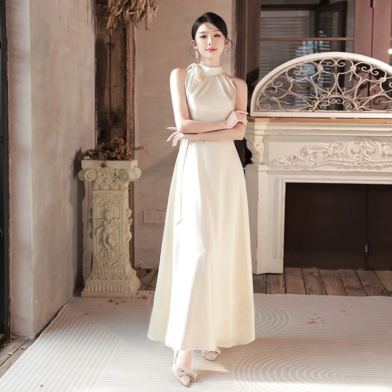 Luxury Champagne Niche Summer Dress