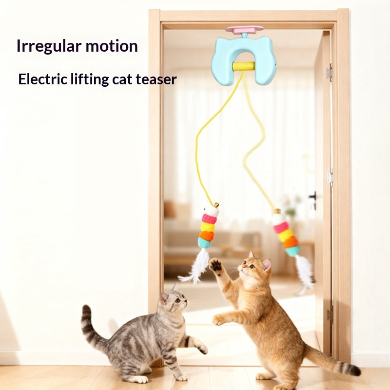 Cat Auto-divertissement Boredom-relief Automatique Cat Teaser Wand