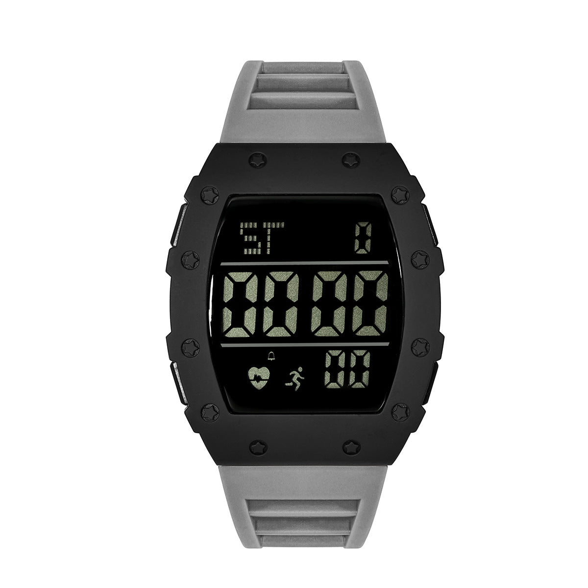 Style étudiant Trendy Montre homme bouton multifonction