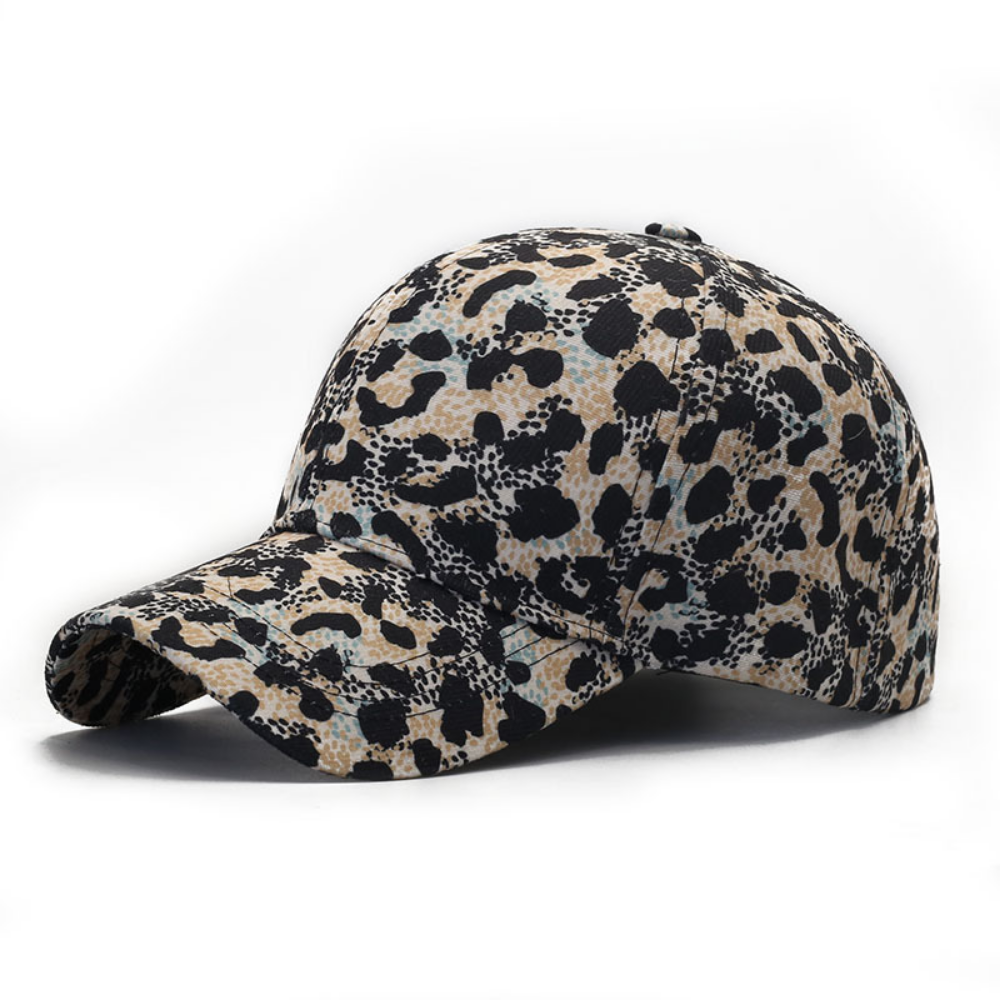 Tableau lumineux à taches léopard réglable Trend-forward Curved-brim Baseball Cap Su