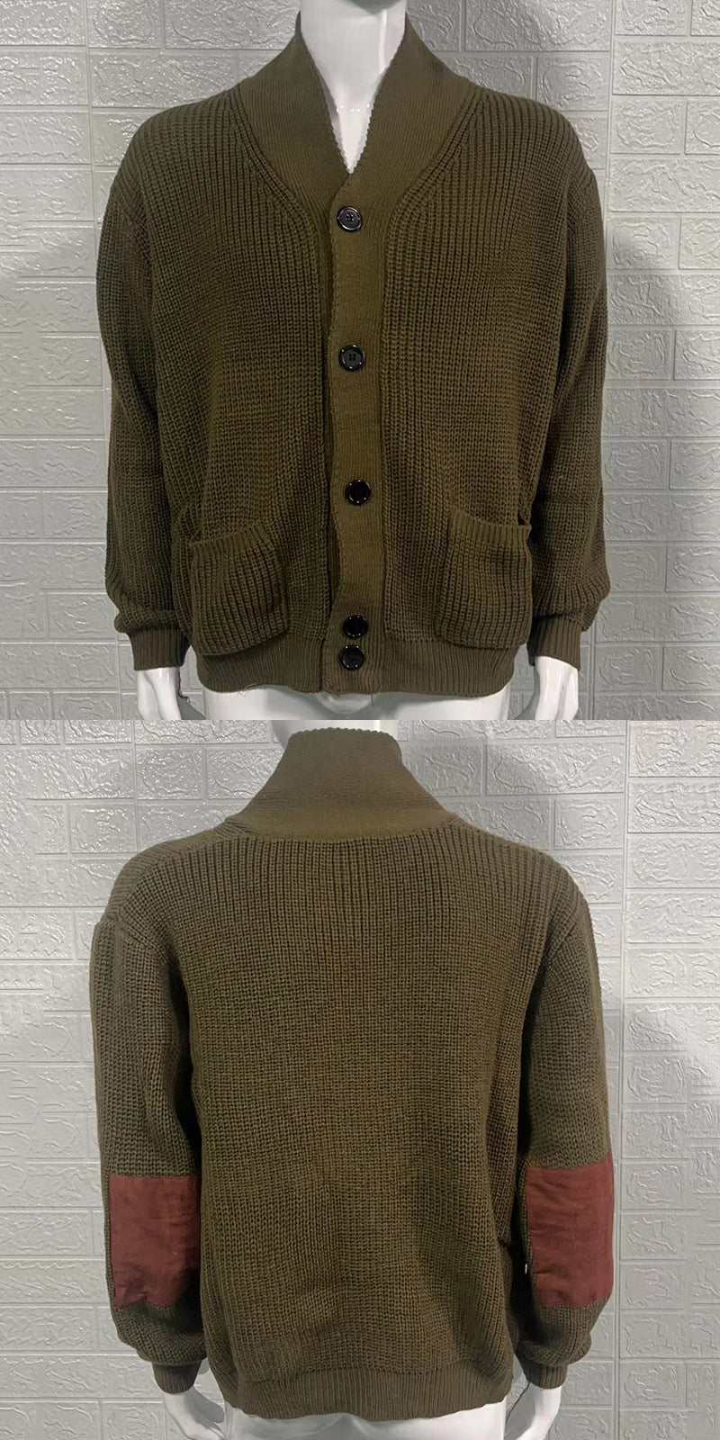 Chandails à effet suède fashionnable pour hommes