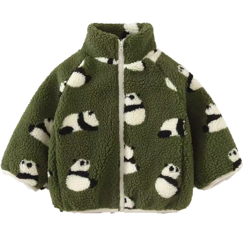 Veste en polaire épaissée fille pour enfants