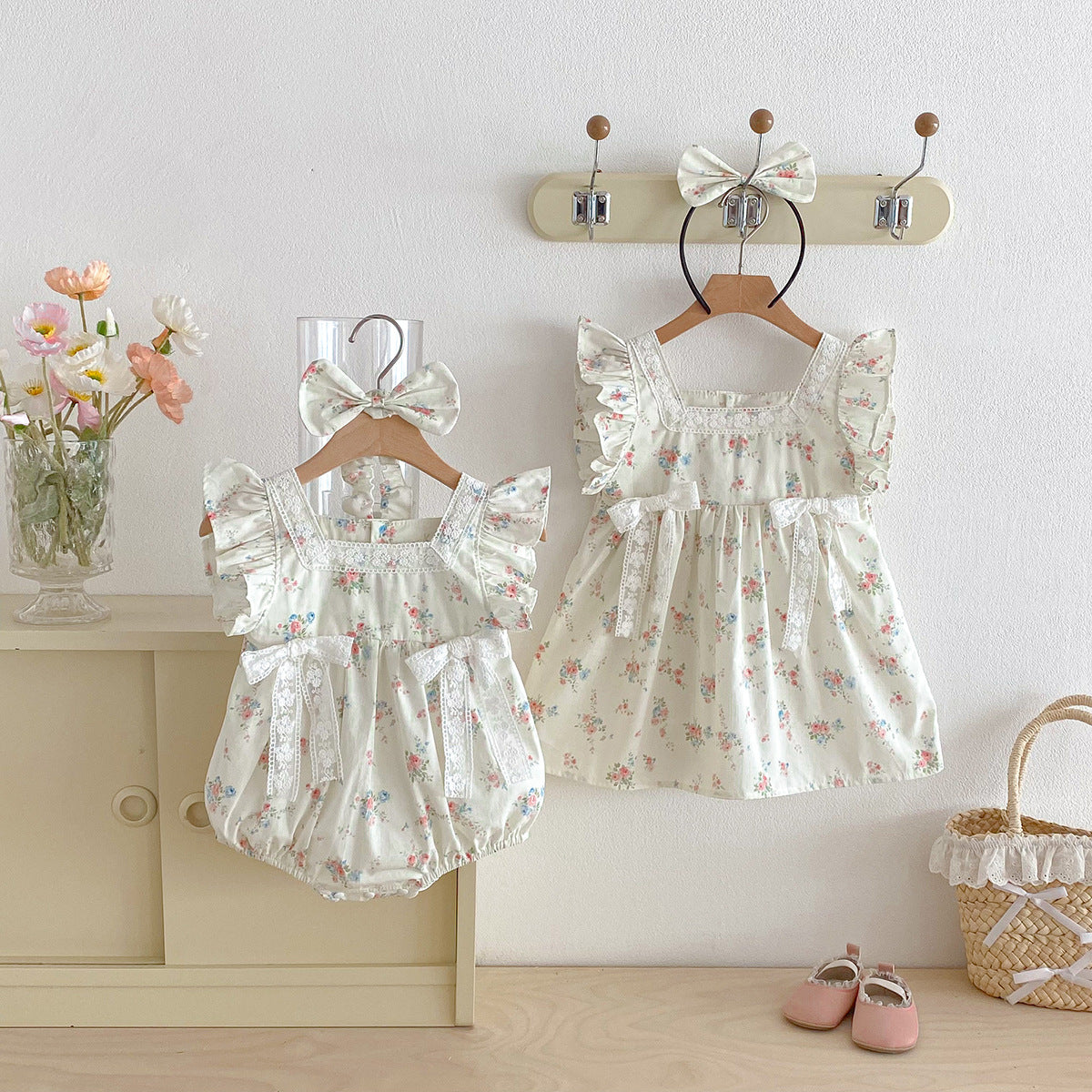 L'été à manches courtes Sweet Hip-covering Top pour les filles