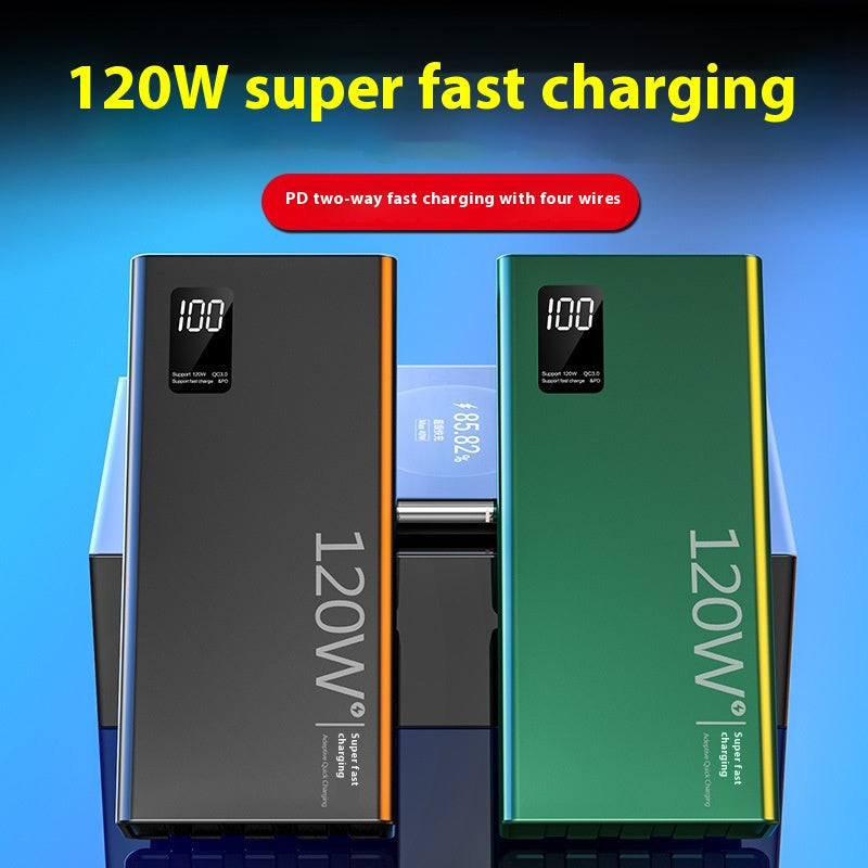 Ultra-Fast Charging Bidirectional Portable Battery for Mobile Phones Smart Digital Display M