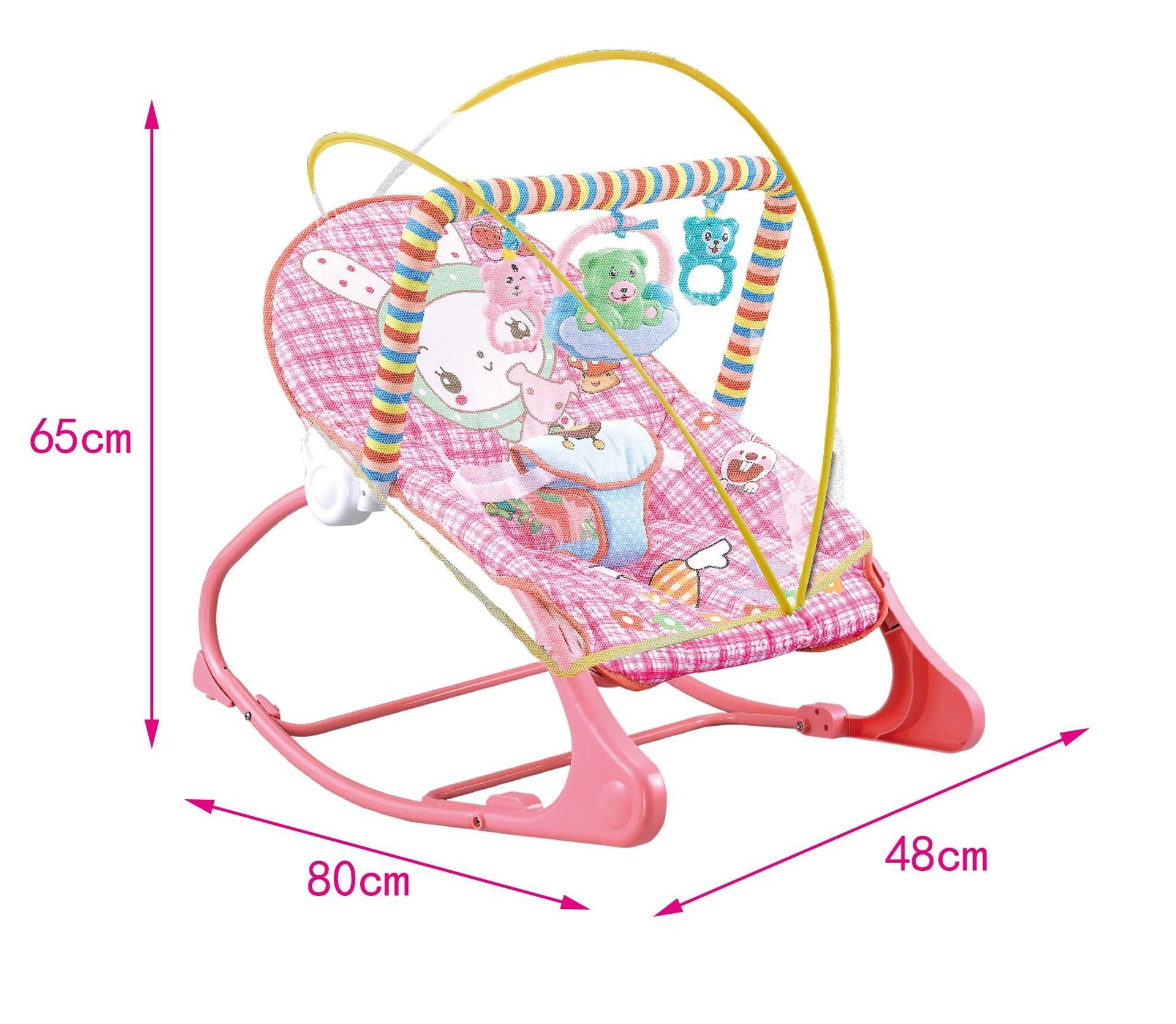 Baby Rocking Chair Baby Rocking Bed Portable pliable Coax avec Mosquito Net