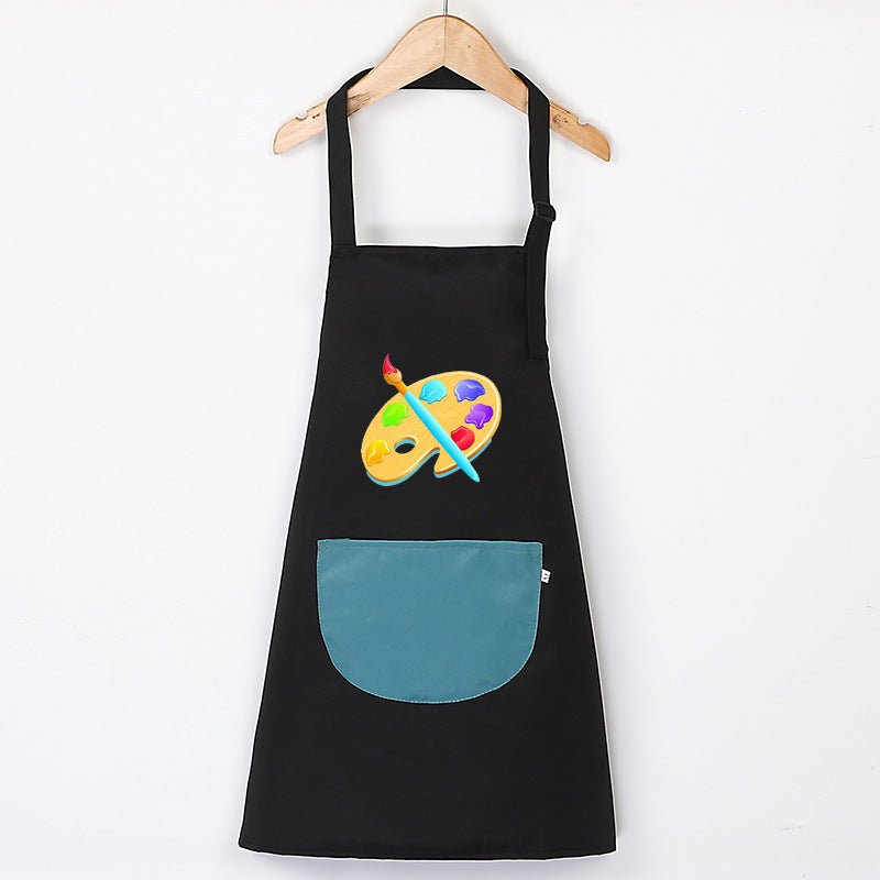 Peinture fille imperméable cuisine enfants Tablier