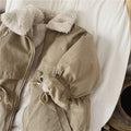 Suit rembourré en cachemire pour enfants