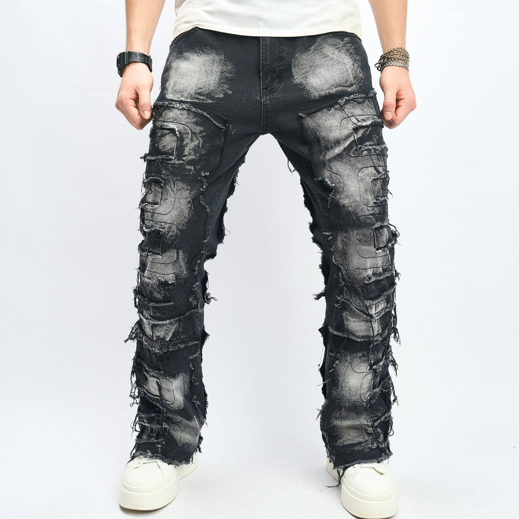 Pantalons de pantalons à balançoire fashionnable pour homme Hip-Hop High Street pour homme Jeans