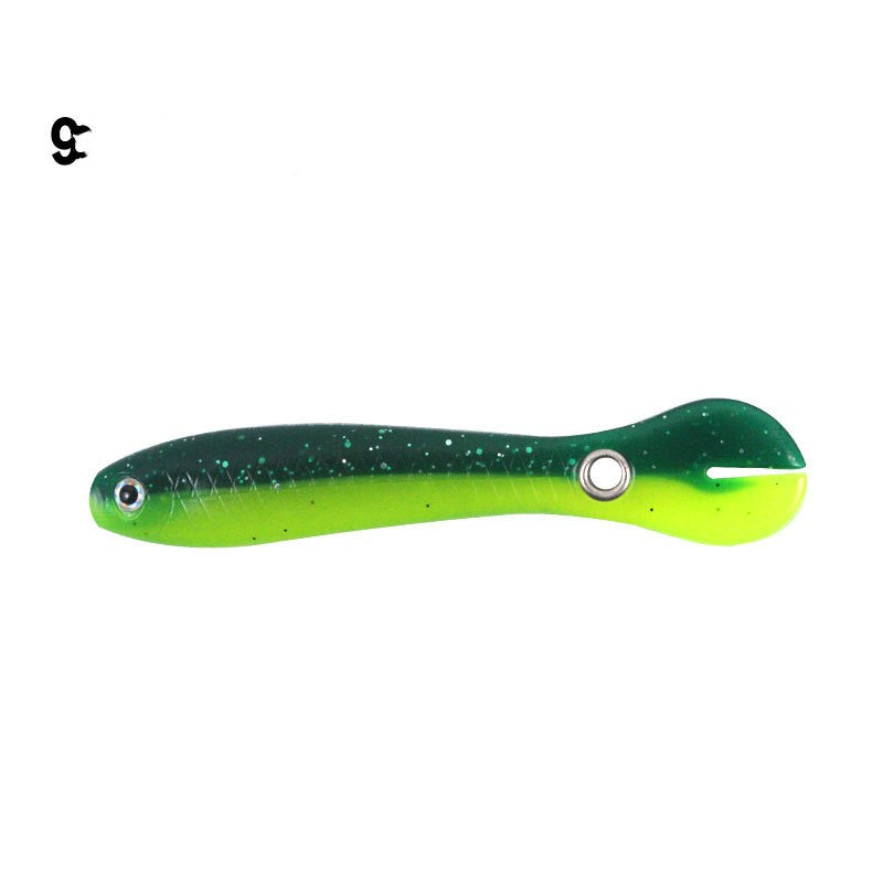 Baignade bionique pour pêche à la loque douce bicolore