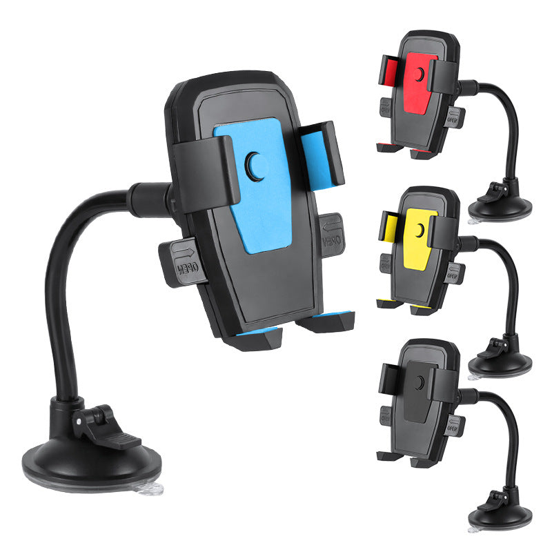 Pare-brise Hose Style Support de téléphone de voiture Suction Cup Mount Center Console Téléphone Brackettout