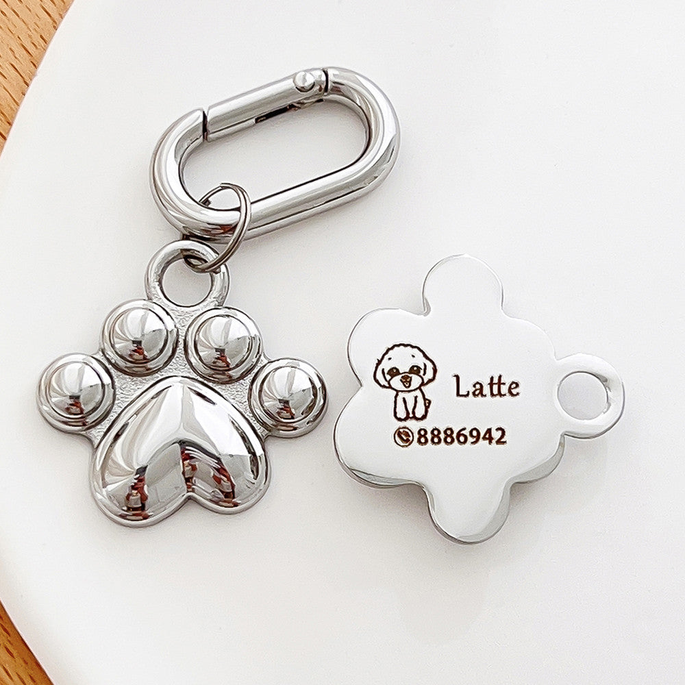 Tag chien Chat personnalisé Pet Loss Prevention Marque Suspension Tag