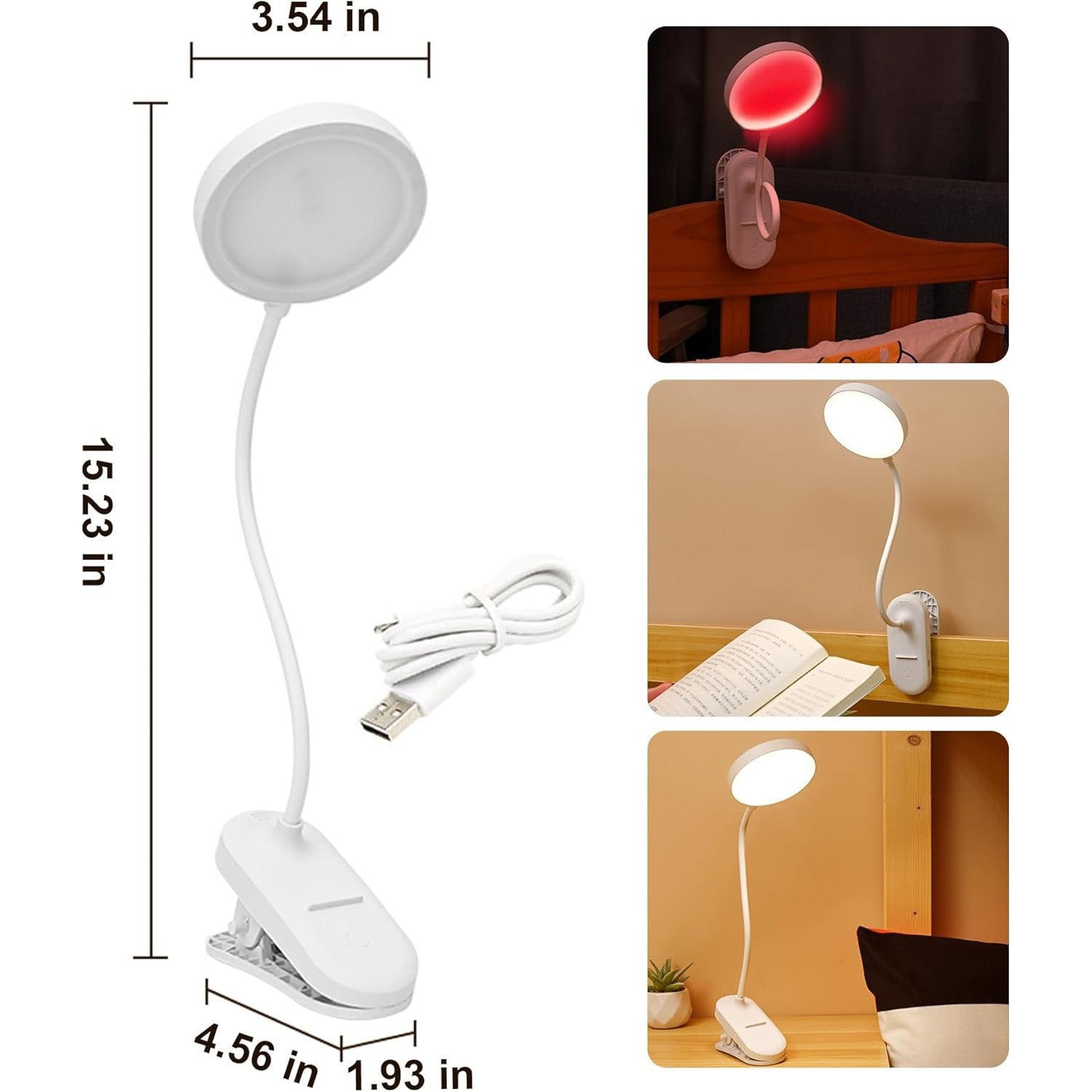 LED Eye Protective Bedside Touch Control Lampe de bureau de lecture