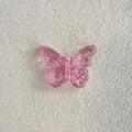 Perles de papillon acrylique détaillées