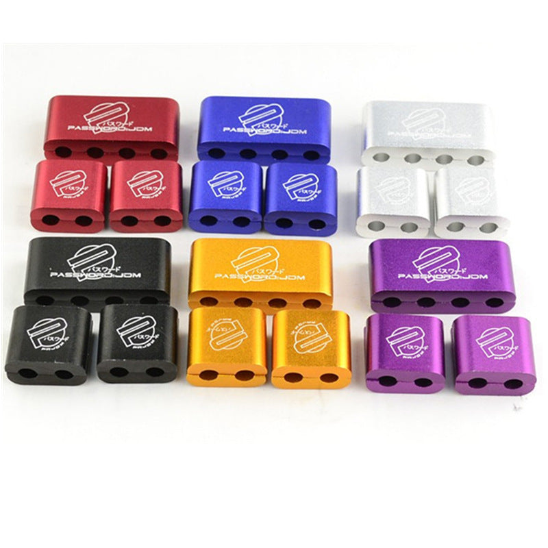 Three-piece metal fixing clip car modification
