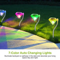 4Pcs Solar Garden Light Outdoor Diamond LED Light IP65 Lampe décorative étanche