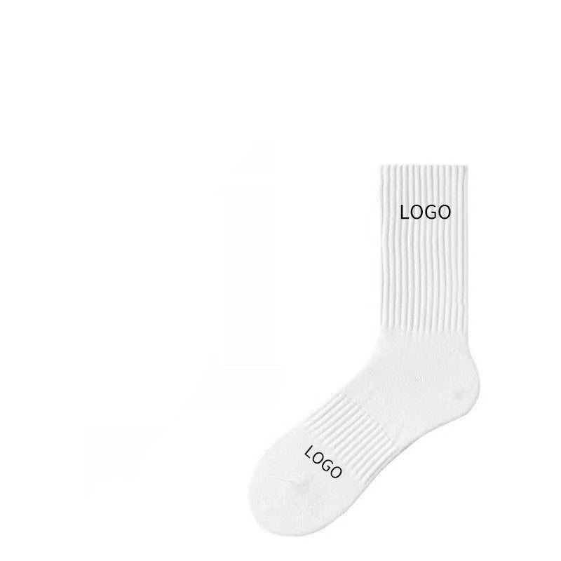 Chaussettes Unisex de couleur unie mi-calf