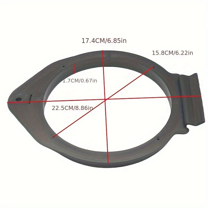 2pcs 4pcs 6.5Car porte arrière arrière audio haut-parleur corne de montage Adaptateurs de fixation Supports Plat