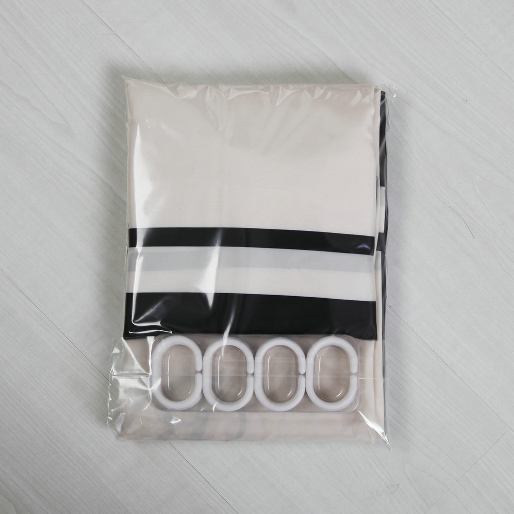 Rideau de douche imperméable Spun Spring Rideau de douche en polyester