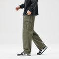 Hommes Relaxed-fit Straight-leg Pantalons Casual
