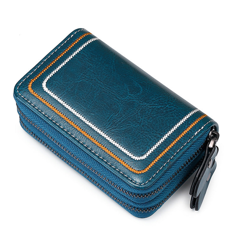Femmes Broderie Voiture Pitching Tendance Multifonctionnel carte Case