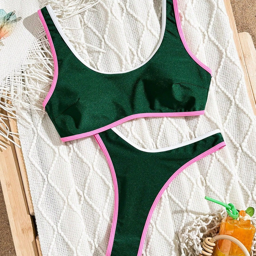 Maillots de bain de plage de style Split Bikini
