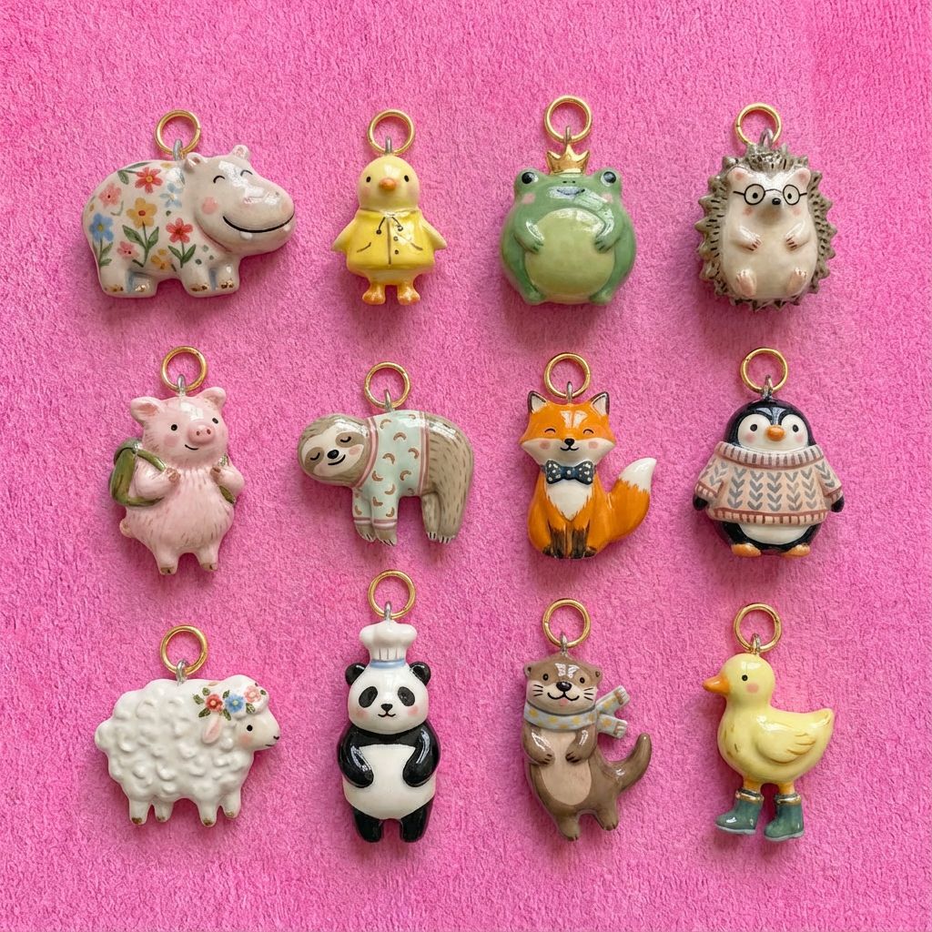 Accessoire pendentif Hippopotamus pour le monde animal