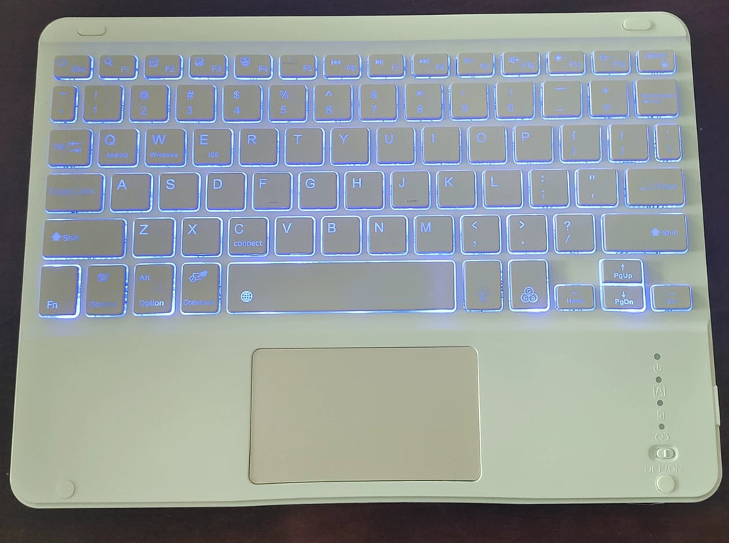 Clavier Bluetooth avec touche pour téléphone portable Tablette sans fil rechargeable