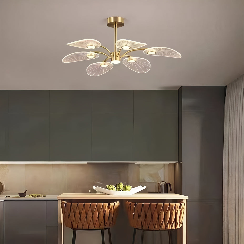 Salle d'étude en acrylique de style nordique Chandelier
