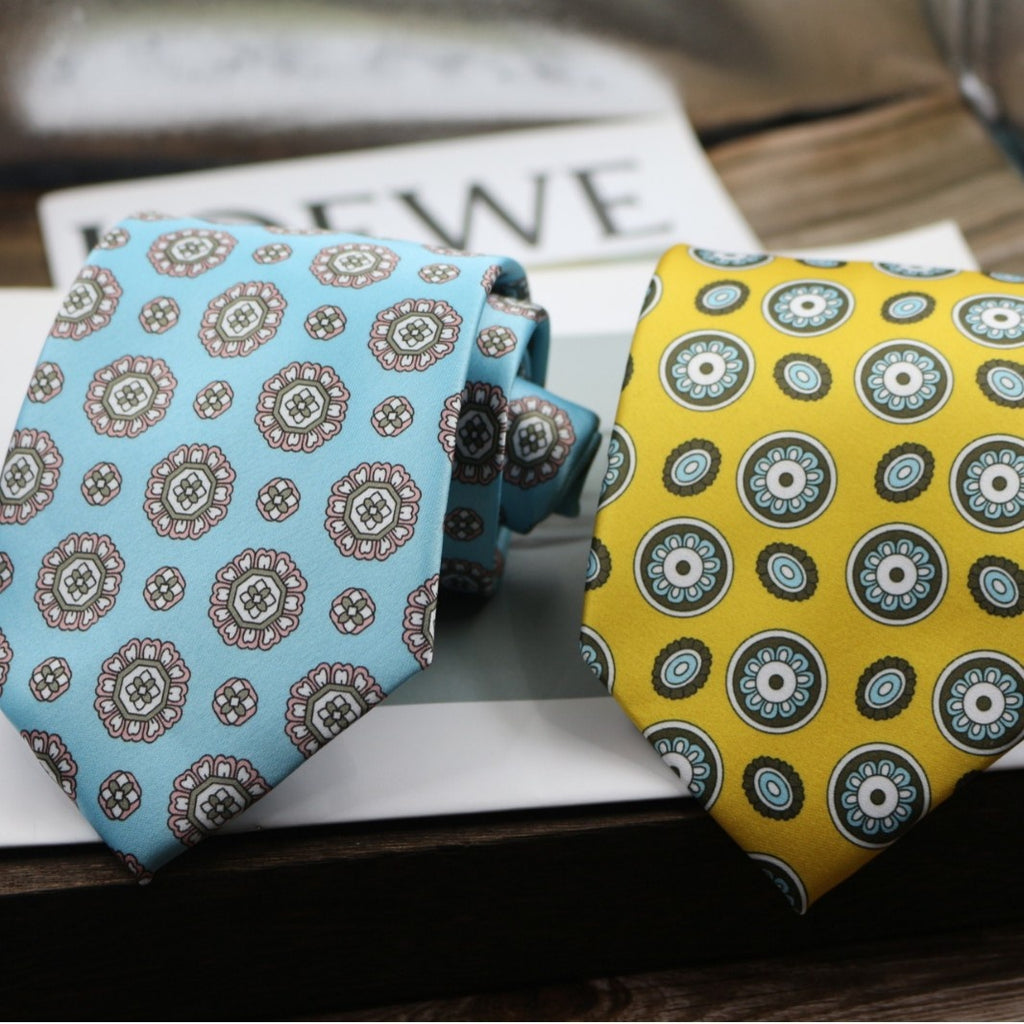9cm Tie formelle d'affaires large largeur
