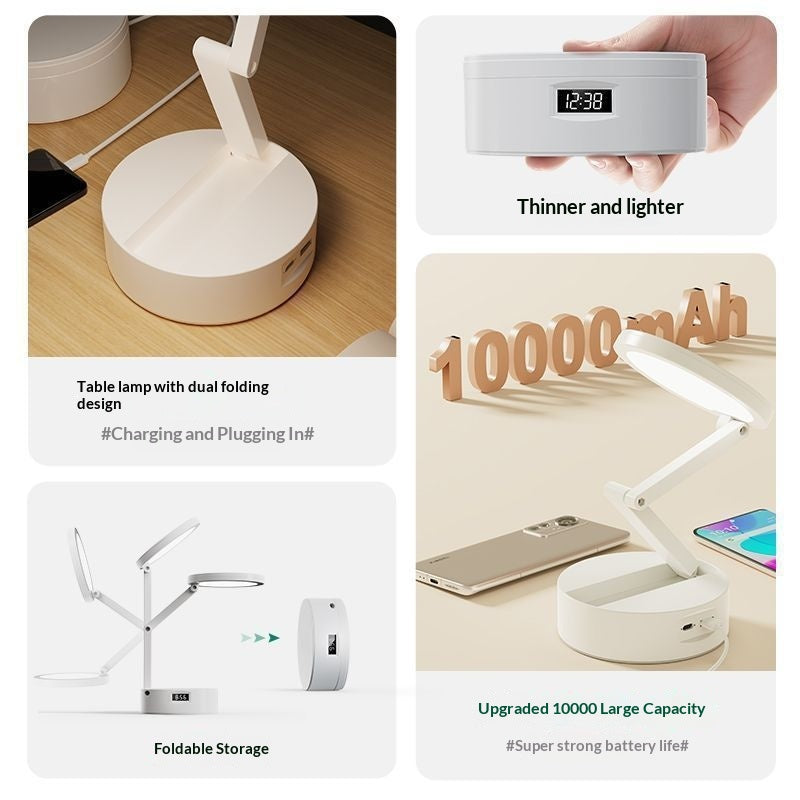 Lampe de bureau de banque d'alimentation ultra-longe vie de batterie pour l'école