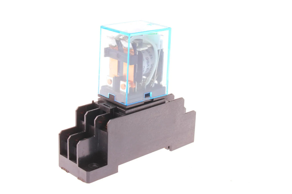 LY2NJ JQX-13F Petit relais intermédiaire AC220V DC24V 12v LY2N-J 8 pieds Fibre de verre