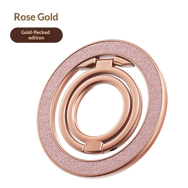 Double-sided magnetic powder phone holder