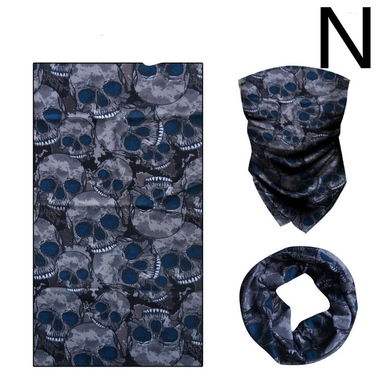 Magic Turban Headgear Équipement de sport Bib écran solaire Collier fournitures d'équitation