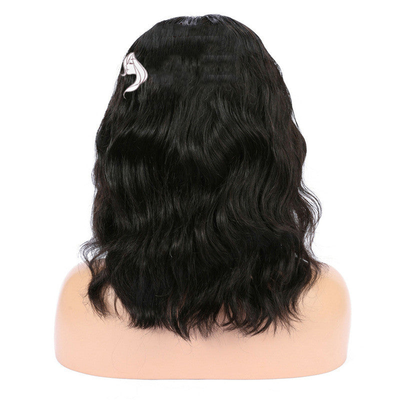 Face dentelle synthétique cheveux bouclés courts