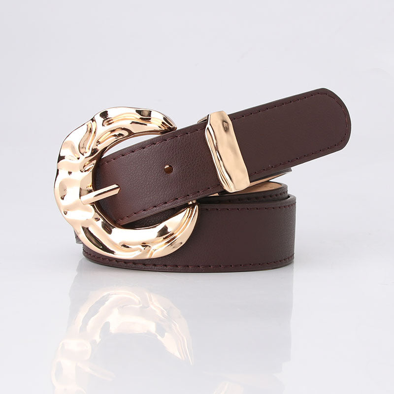 Ceinture de mode caractéristique européenne et américaine Mode simple Jeans Ceinture de pantalon