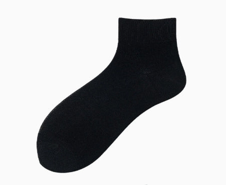Hommes Court Printemps Été Mesh Respirant Sans couture Coton pur Hommes Chaussettes