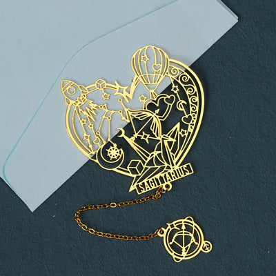 Douze Constellations Série Metal Signet Laiton cassé